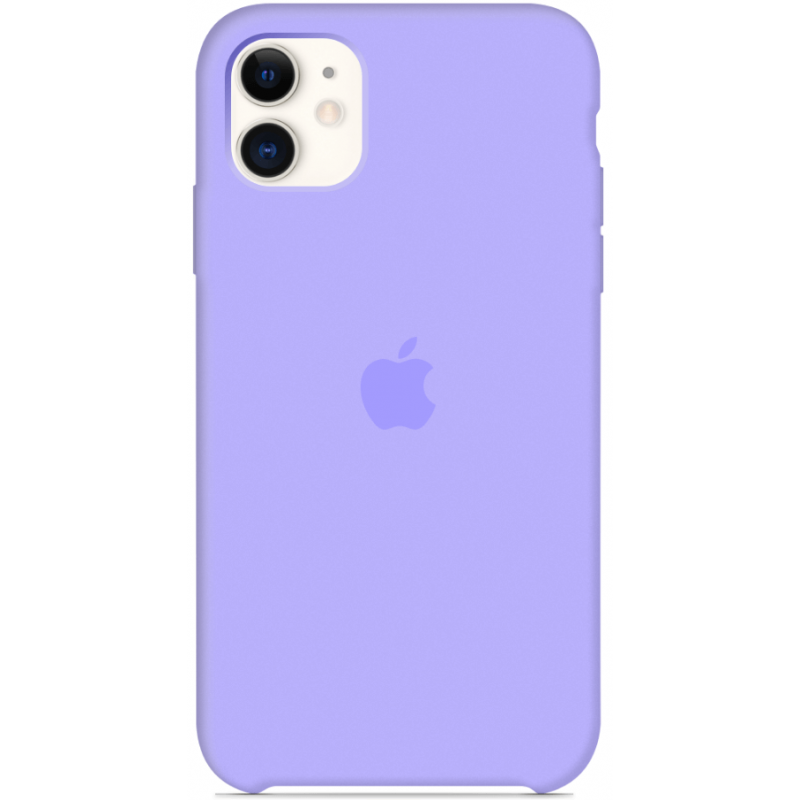 Чехол GoVern Silicone Case Full для Apple iPhone 11 Light Purple