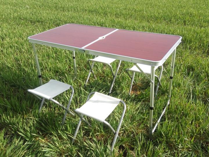 Туристический стол и 4 стула Folding Table - фото 9