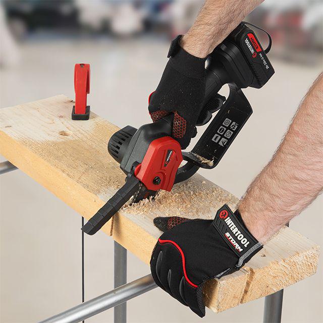 Пила ланцюгова акумуляторна 20 В/10 см, 4 м/с, літій-іон, 2.0 Ач/ЗП 2А, STORM Intertool (WT-9109) - фото 13 Пила ланцюгова акумуляторна 20 В/10 см, 4 м/с, літій-іон, 2.0 Ач/ЗП 2А, STORM Intertool (WT-9109) - фото 13