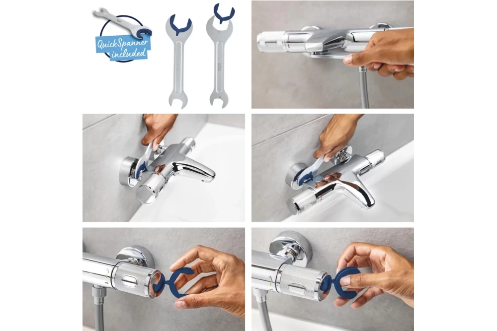 Душова система Grohe QuickFix Vitalio Comfort System 250 Cube 26696001 (375268) - фото 2