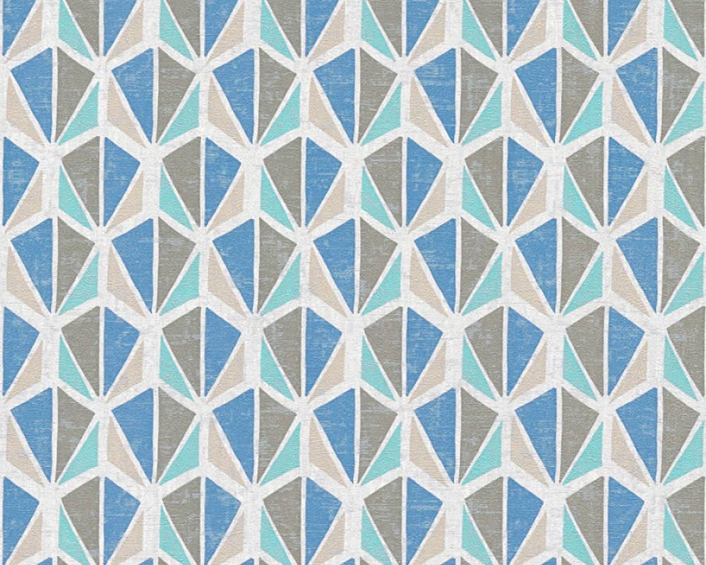 Обои виниловые на флизелиновой основе A.S.creation Pop Colors Синий (35598-5)