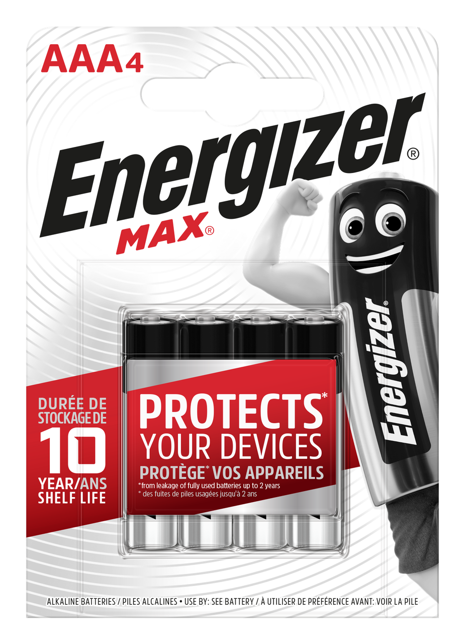 Батарейка ENERGIZER AAA/LR03 MAX 4 шт.