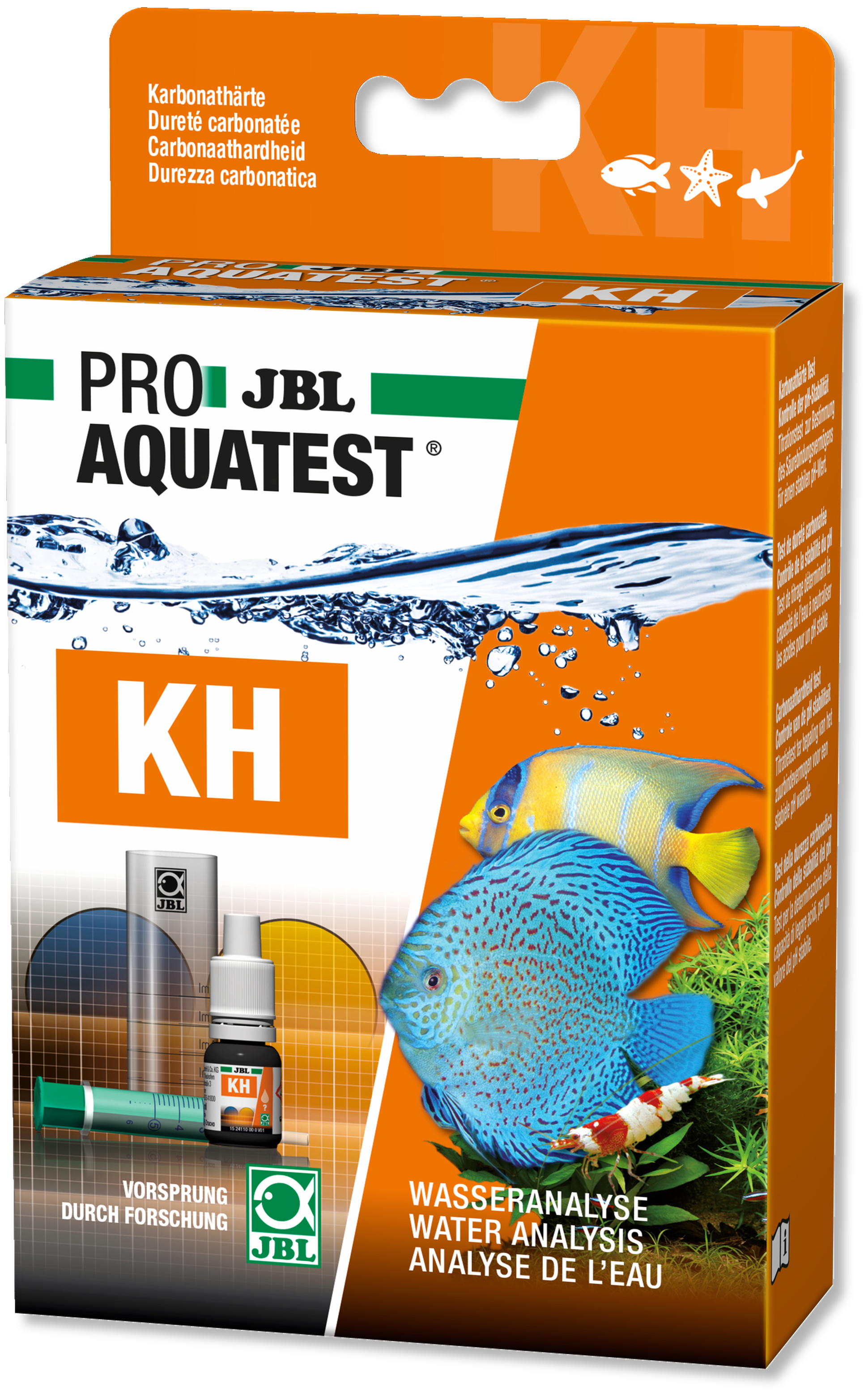 Тест JBL ProAquaTest KH для определения карбонатной жесткости в воде (atg-5690)