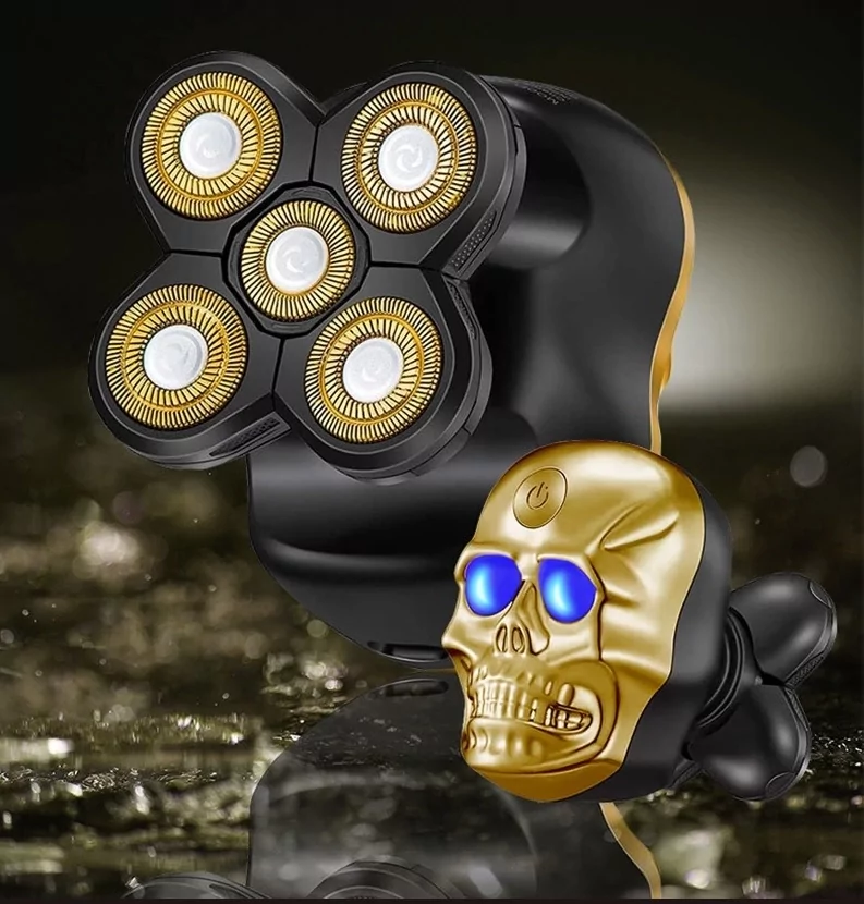 Електробритва чоловіча акумуляторна LK-9800 з насадками - фото 5