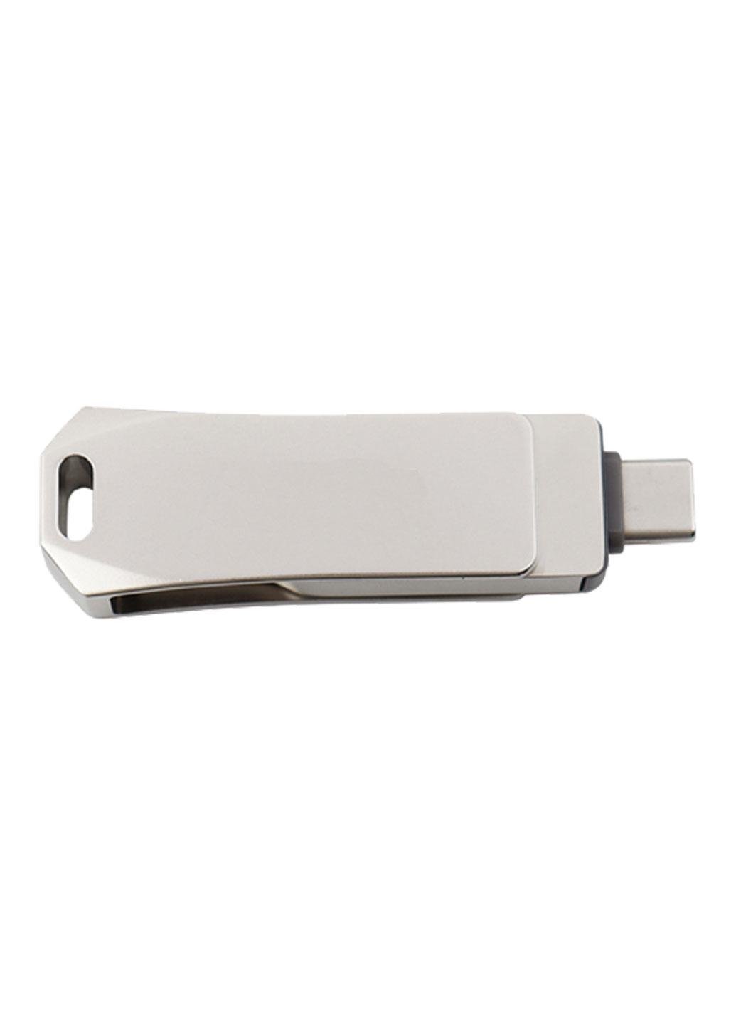 Флеш-память USB USKYSZ USK-OTG-122 128GB USB3.0 и Type-C Silver - фото 4 Флеш-память USB USKYSZ USK-OTG-122 128GB USB3.0 и Type-C Silver - фото 4