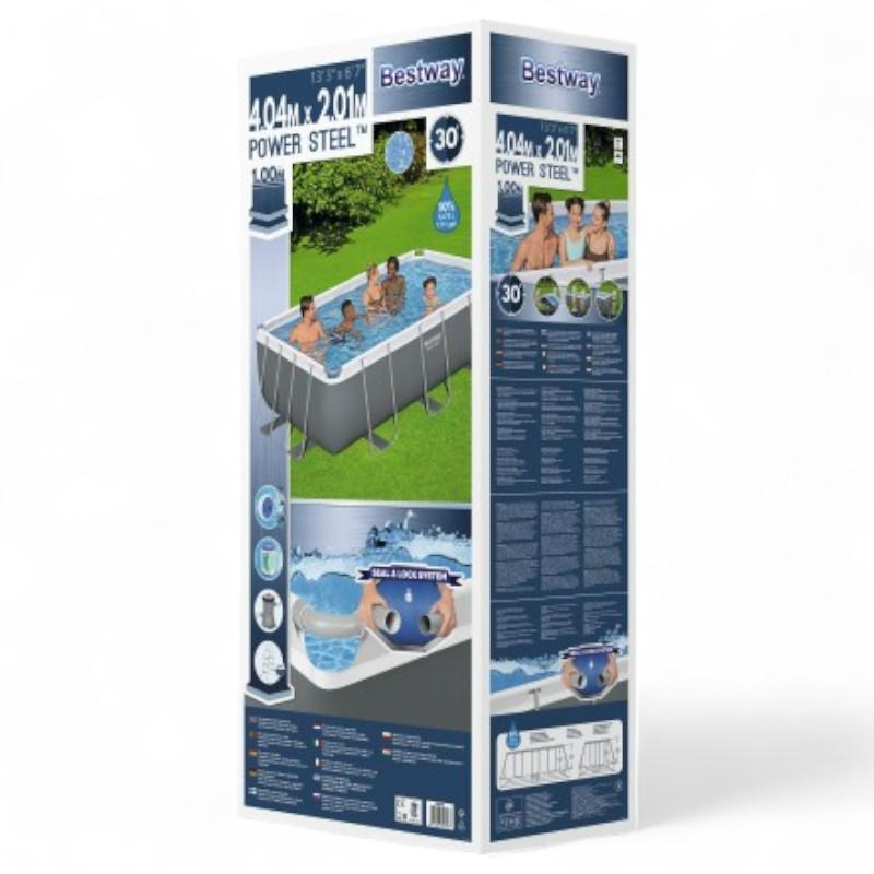 Бассейн каркасный Bestway Power Steel Frame Pool 404x201x100 см (56441) - фото 3