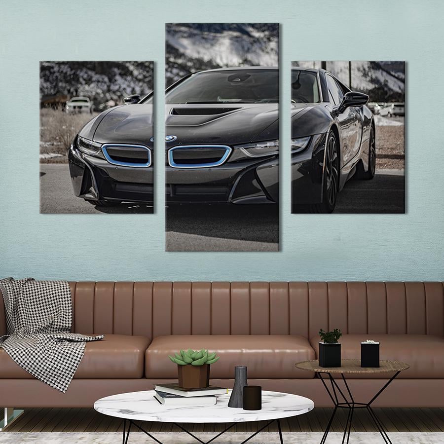 Картина для інтер'єру Престижне авто BMW i8 141x90 см (115-32)