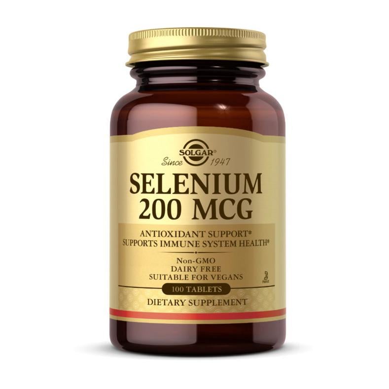 Селен без дрожжей Solgar Selenium 200 мкг 100 табл.