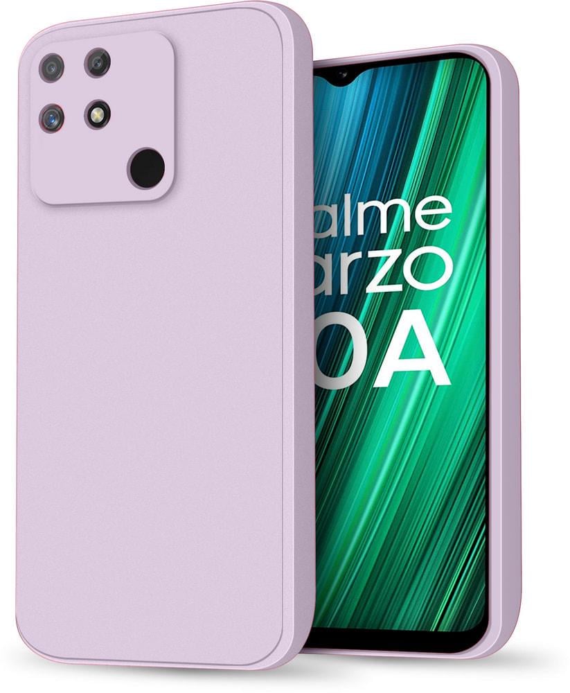 Силиконовый чехол HardCorner для Realme Narzo 50A Lilac (30673-3B)