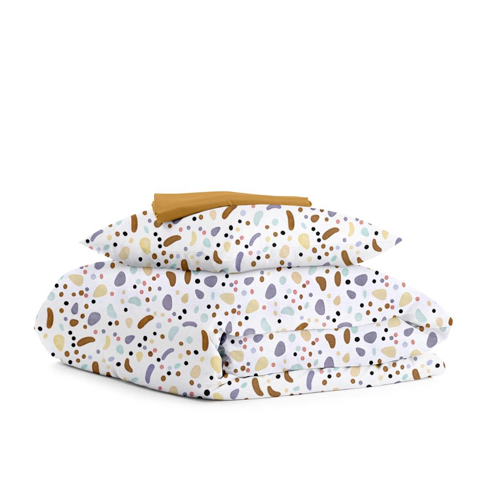 Постельное белье подростковое Cosas Colorful Stones на резинке 160x220 см (4822052159927)