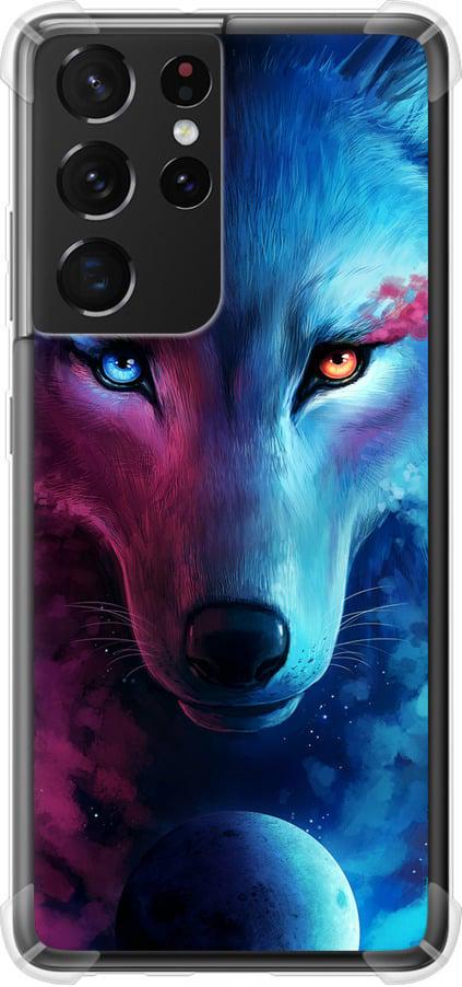 Чехол на Samsung Galaxy S21 Ultra (5G) Арт-волк (3999sp-2116-42517)