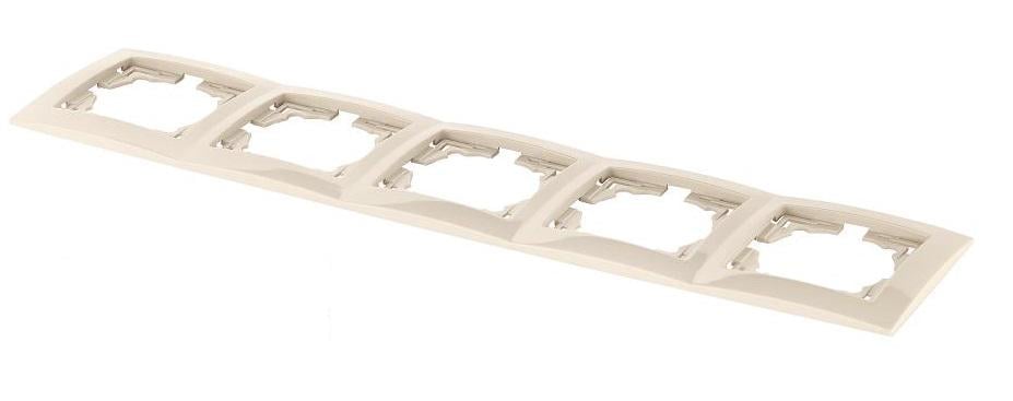 Рамка п'ятимісна MARSHEL ELEGANT FE-5 Beige (FE-5 Beige)