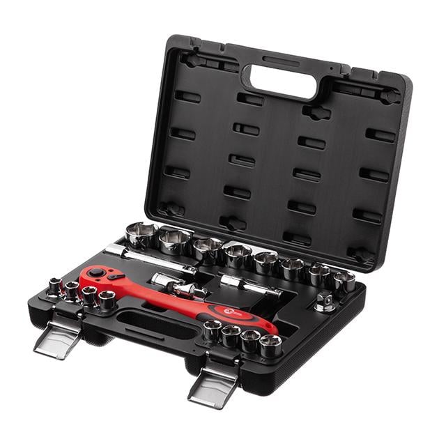 Набір інструментів професійний Intertool 1/2" 21 од. CrV (ET-6021)