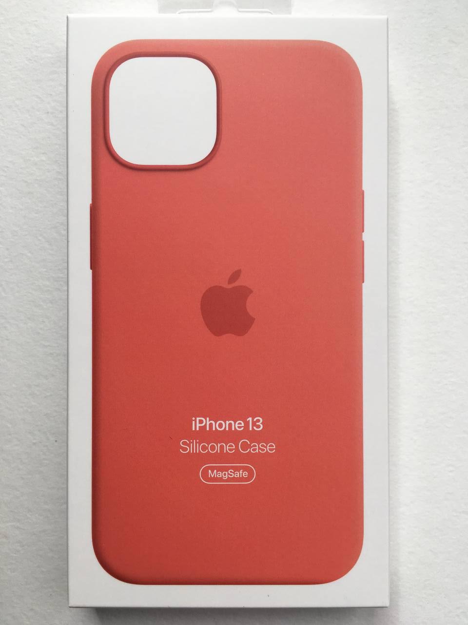 Чехол силиконовый оригинальный Silicone Case MM253ZE/A MagSafe для Apple Iphone 13 (6.1") Pink Pomelo Чехол силиконовый оригинальный Silicone Case MM253ZE/A MagSafe для Apple Iphone 13 (6.1") Pink Pomelo