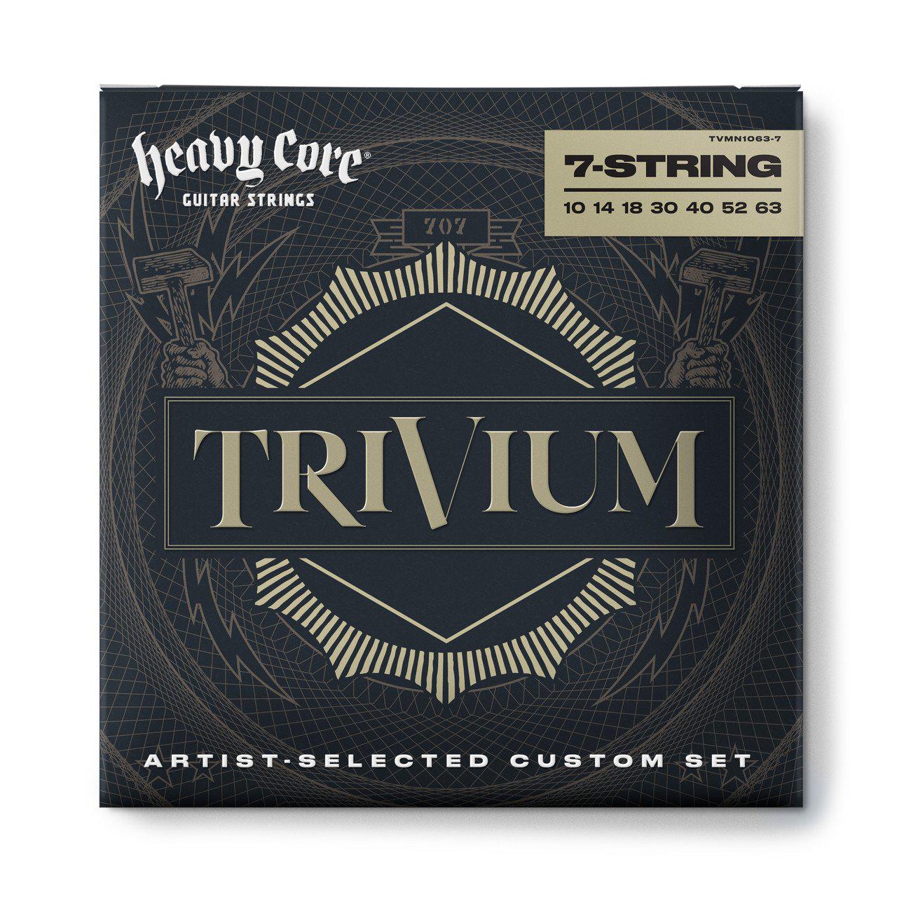 Струны для 7-струнной электрогитары Dunlop TVMN1063-7 Trivium Nickel Wound (128184)