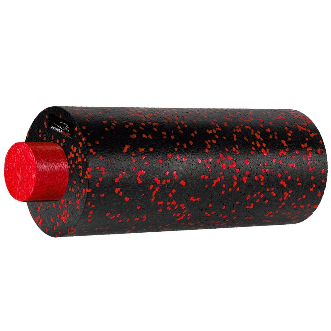 Ролик масажний гладкий PowerPlay PP-4348 2in1 EPP Foam Roller 33x14 см Чорний/Червоний (A-013240) - фото 3