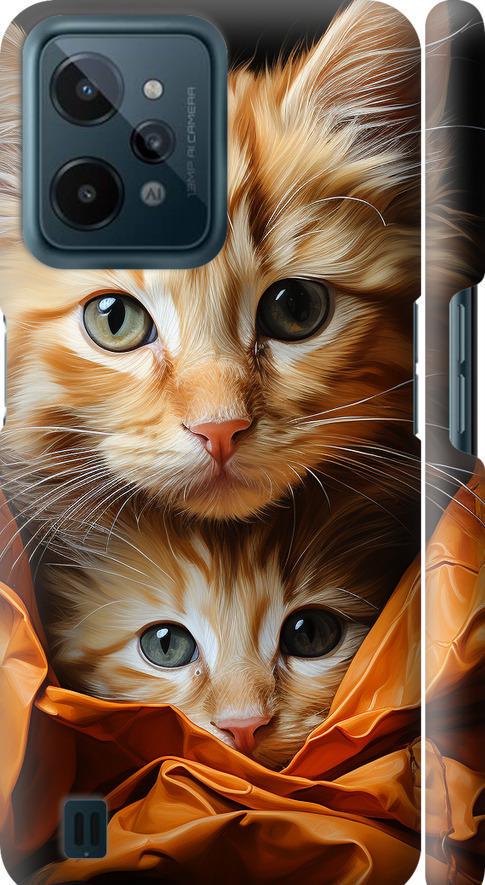 Чехол на Realme C31 Котики 2 (5664m-2593-42517)