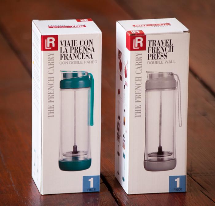 Френч пресс-бутылка портативный LUNCH RIGHT Hot&Cool LR400GY 400 мл (27667368) - фото 13