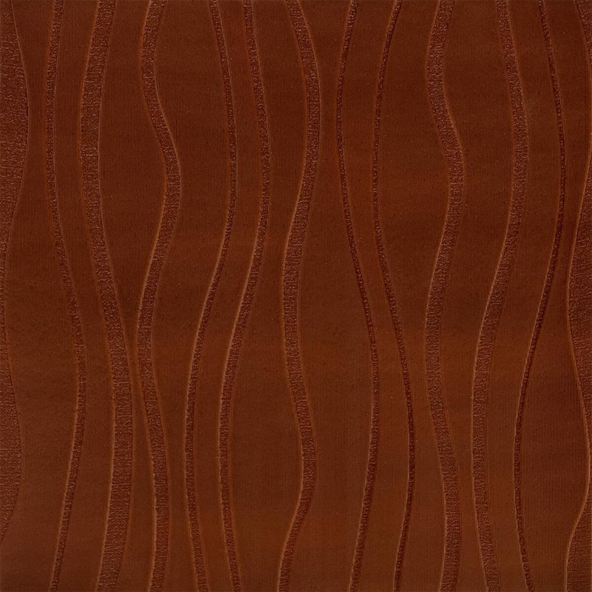 3D-панель Волны самоклеющаяся настенно-потолочная 600х600х5 мм Коричневый