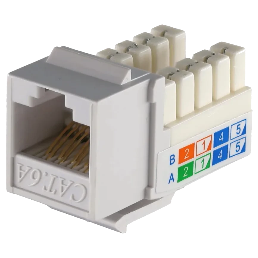 Модуль KeyStone RJ45 UTP Slim W категорія 5e 6 6a 110 16,6 мм (2983440996) Модуль KeyStone RJ45 UTP Slim W категорія 5e 6 6a 110 16,6 мм (2983440996)