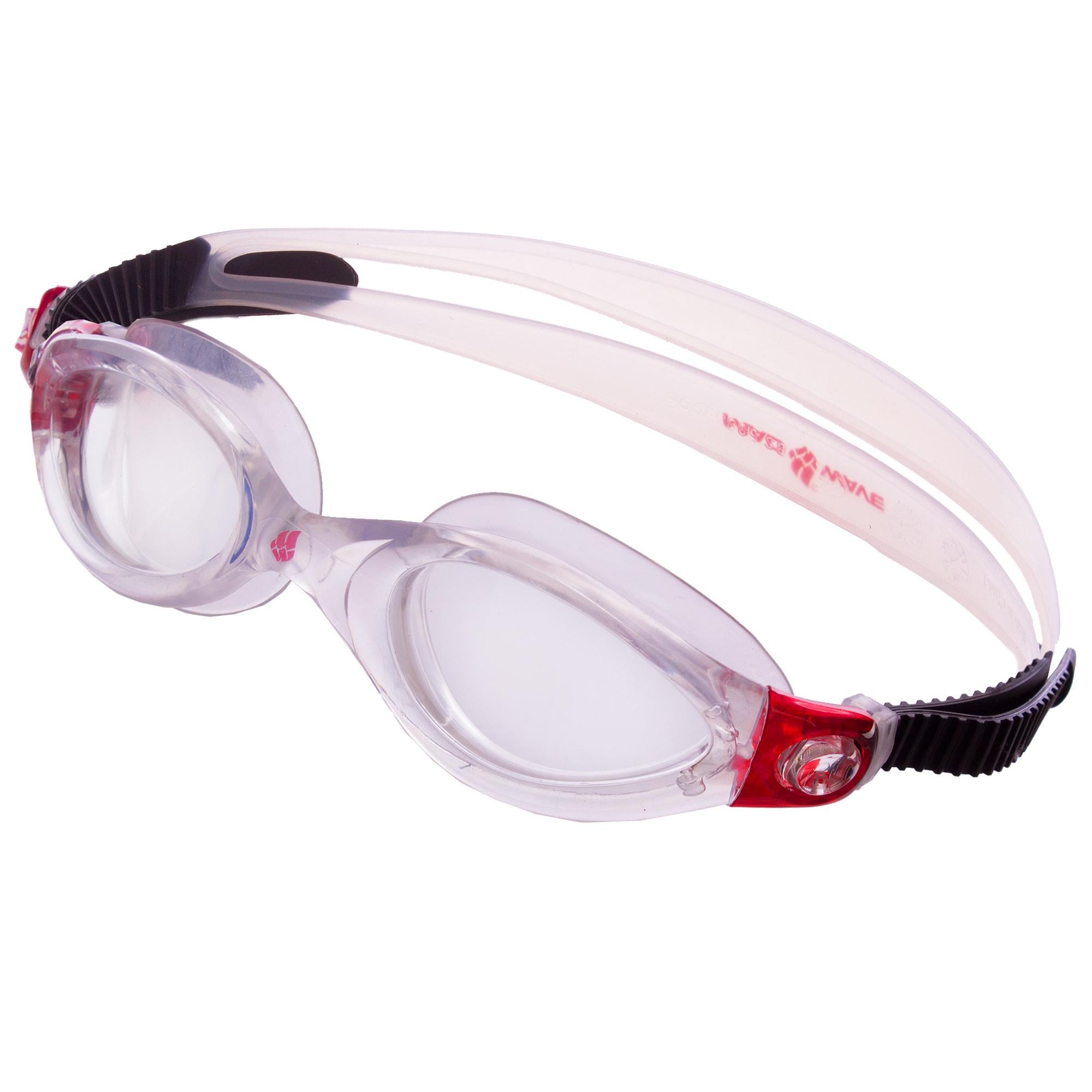 Очки для плавания взрослые MadWave CLEAR VISION M043106 Красный (M043106_Красный)