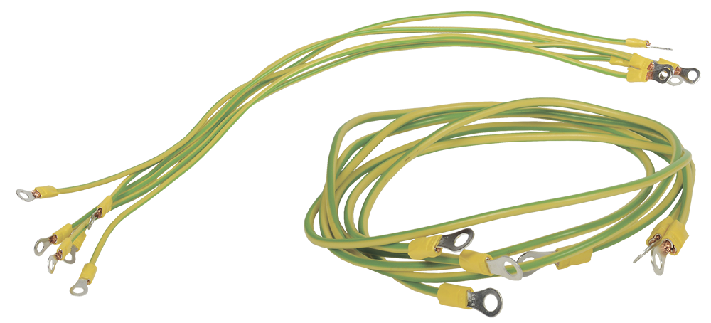 Комплект проводов заземления УЭК 50 см 6 шт./80 см 3 шт. (ER12-6568)