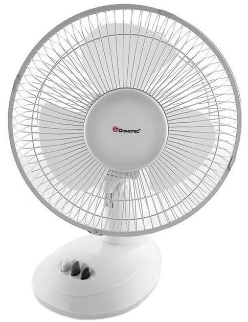 Вентилятор настільний Domotec MS-1624 Fan 30W d 23 см White (ML-04410)