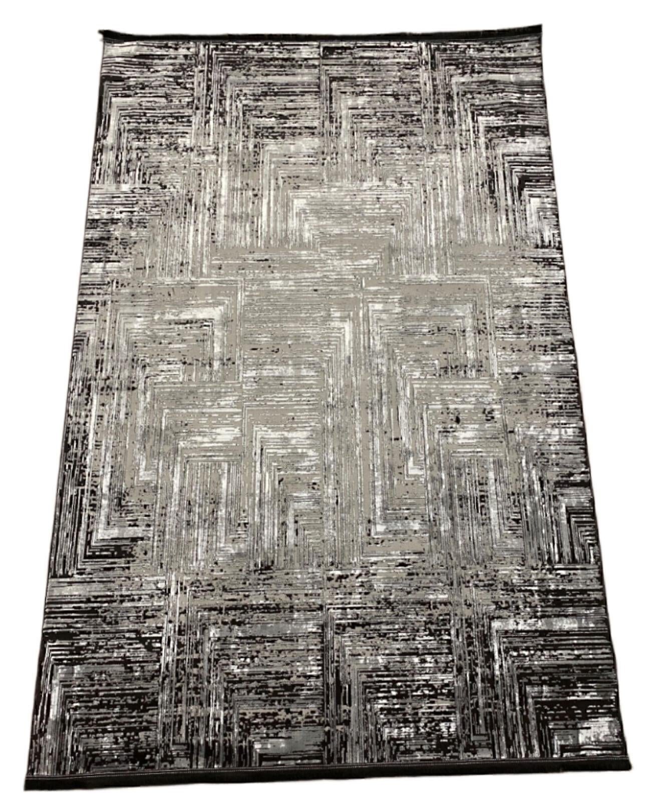 Ковёр Magnefic 23119A 1,2 х 1,8 м Black/Grey (4923-27)