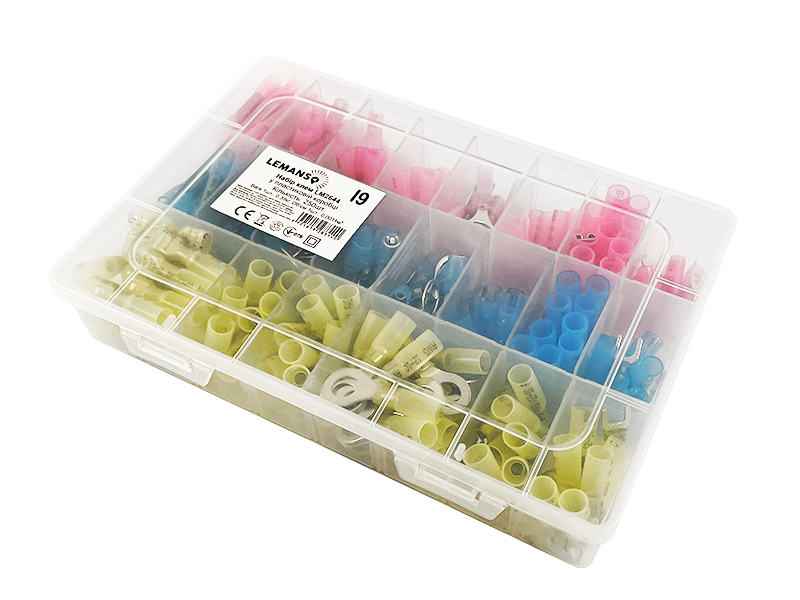 Клеммы обжимные Lemanso LM2644 с изоляцией 250 шт. (7067)