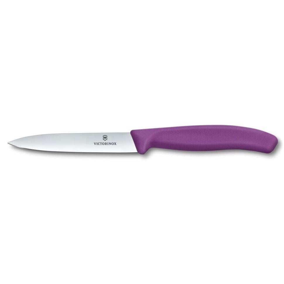 Кухонный нож для овощей Victorinox Swiss Classic 6 7705.C1 10 см Фиолетовый (32534779) Кухонный нож для овощей Victorinox Swiss Classic 6 7705.C1 10 см Фиолетовый (32534779)