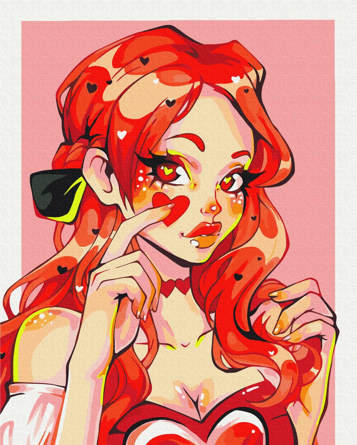 Картина за номерами Brushme Валентинка 48x60 см (BS53901L)