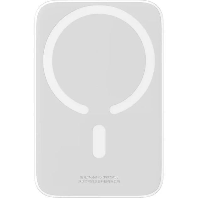 Повербанк BASEUS Magnetic Mini 20 W 6000 mAh Белый (2391920855)