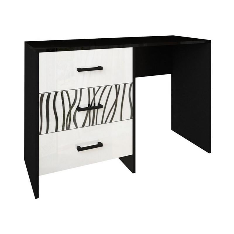 Туалетный столик MiroMark Терра из МДФ Белый/Черный (TR-73-WB)