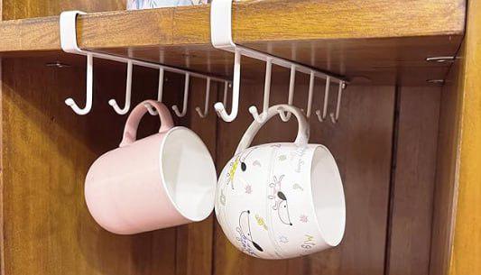 Вешалка для полки TreckTryd на 6 крючков Белый (30365146) - фото 5