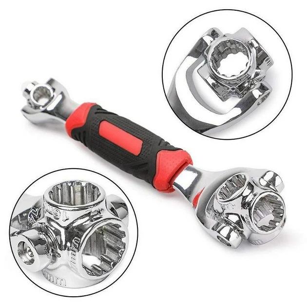 Ключ торцевой Universal Socket Wrench SmartUs 48в1 с вращающейся головкой (V4426) - фото 10