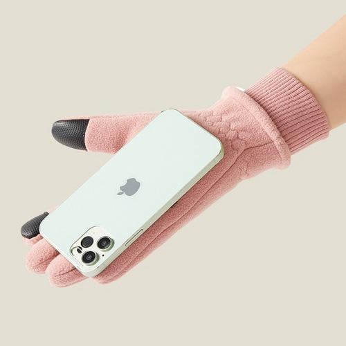 Рукавички зимові STORM N702 сенсор/водовідштовхувальні/антиковзні фліс р. 8/M Рожевий - фото 3 Рукавички зимові STORM N702 сенсор/водовідштовхувальні/антиковзні фліс р. 8/M Рожевий - фото 3