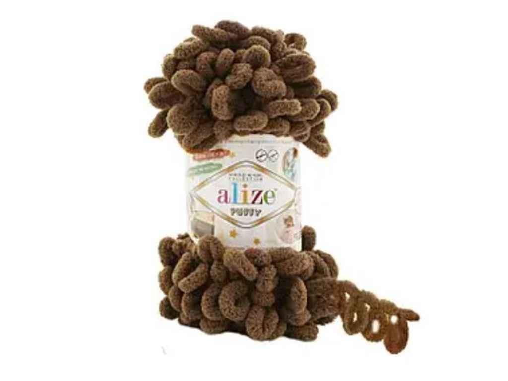 Пряжа Alize Puffy 100% мікрополіестер 100 г 9,2 м 5 шт. колір 534 (1106838)