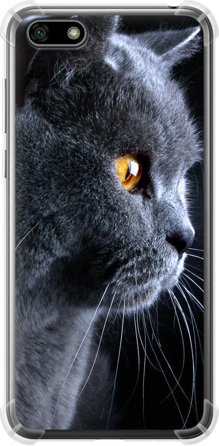 Чехол на Huawei Y5 2018 Красивый кот (3038sp-1500-42517)