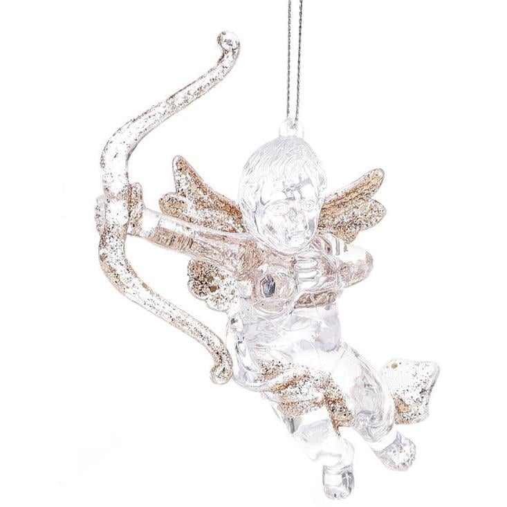 Подвеска новогодняя Ангел BonaDi Золотистый (113-A75)