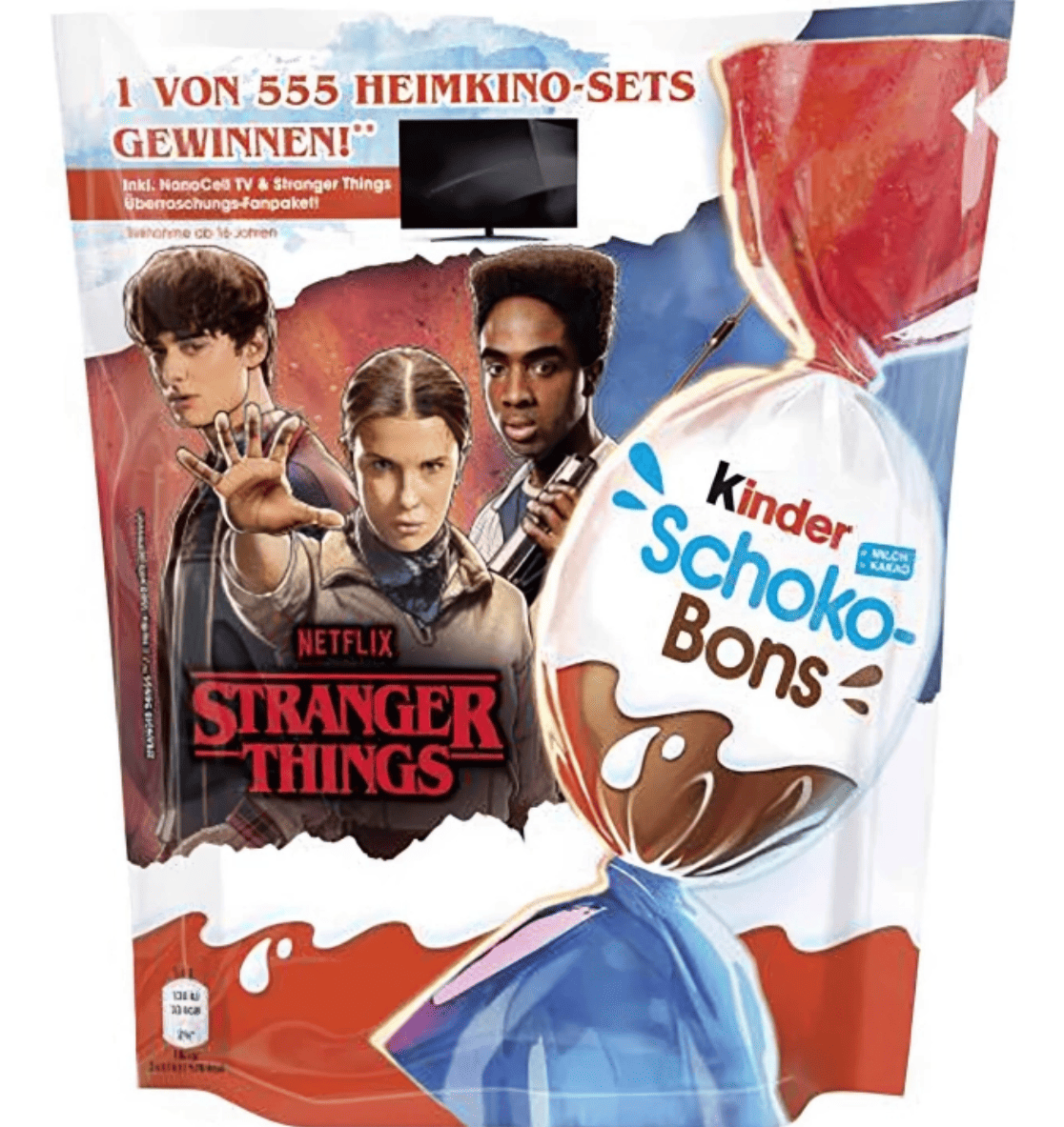 Конфеты шоколадные Kinder Schoko-Bons Netflix Stranger Things 200 г (2836243063)
