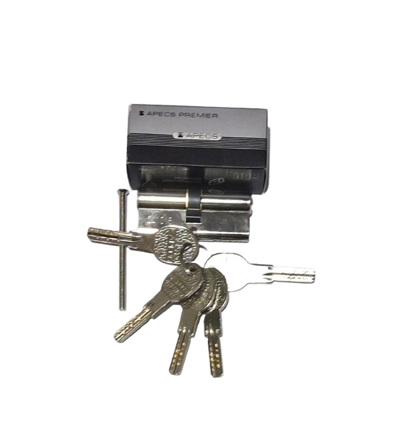 Цилиндр Apecs QM-90-NI ключ/ключ (307818E)