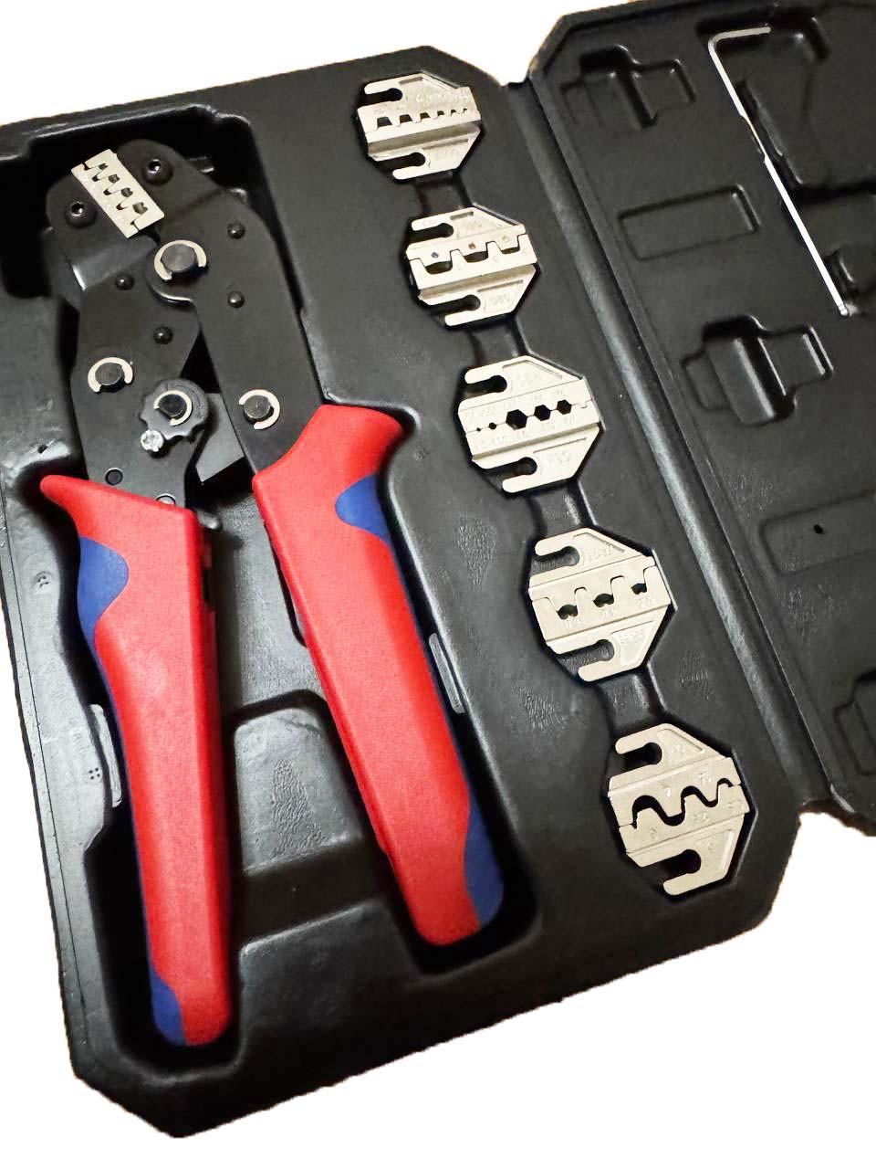 Кримперпресс клещи для обжима SN-58B CLAMPLUS со сменными матрицами 6в1 и кейс Red - фото 5 Кримперпресс клещи для обжима SN-58B CLAMPLUS со сменными матрицами 6в1 и кейс Red - фото 5
