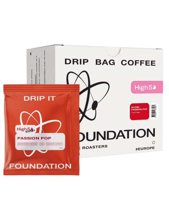 Дрип-кофе Foundation Coffee Roasters Passion Pop 7 шт/пак.