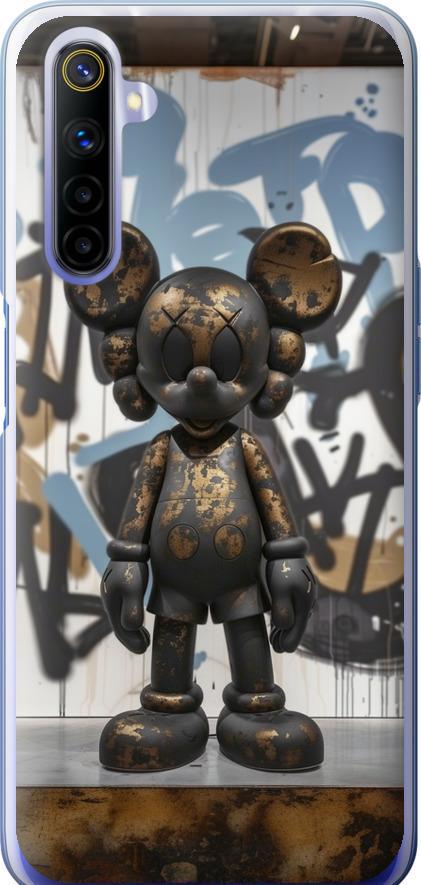 Чехол на Realme 6 Bronze kaws v2 (6098u-1913-42517)