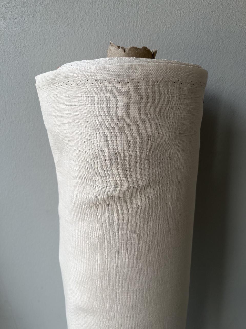 Тканина скатерна LINEN PLUS 100% льон 143 см 0/992 Кремовий - фото 1 Тканина скатерна LINEN PLUS 100% льон 143 см 0/992 Кремовий - фото 1