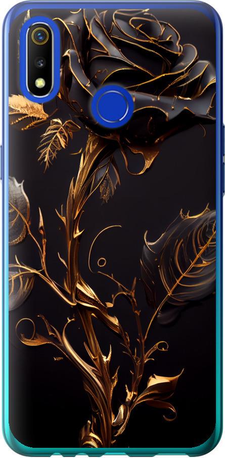 Чехол на Realme 3 Роза 3 (5552u-1869-42517)