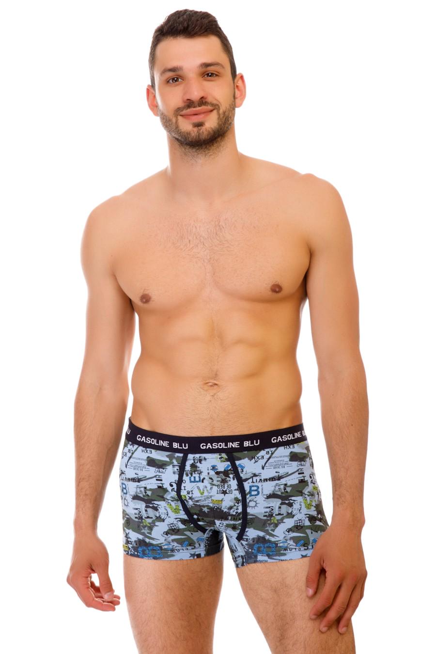 Трусы боксеры Gasoline Blu р. 48/M Голубой (70850)