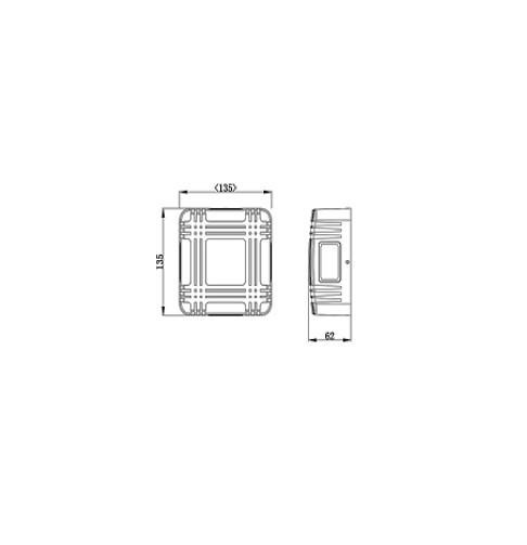 Світильник фасадний TS VN903048 IV LED 4х3 W 4000K IP54 Графітовий - фото 2