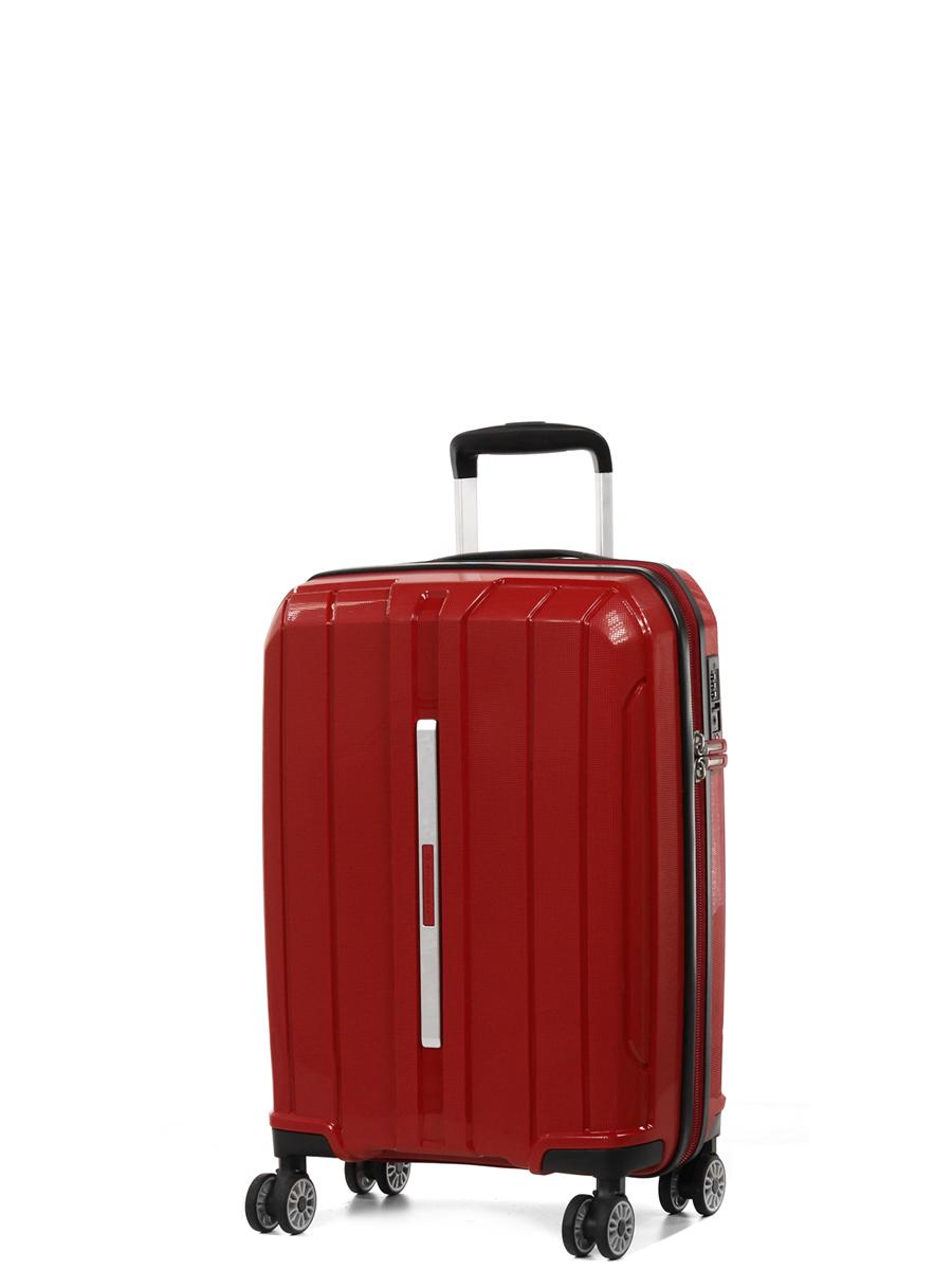 Чемодан малый под ручную кладь Snowball Cologn 83803 34 л 55x37x20 см Бордовый