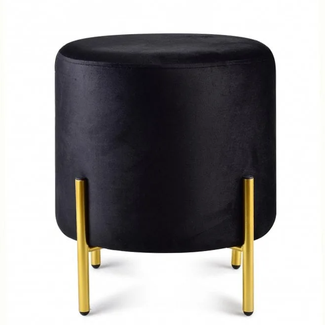Пуф Flora CHARLES Чорний (35353)